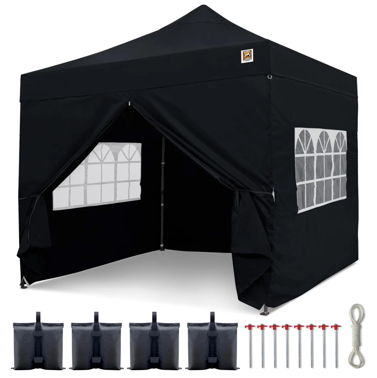 Gorilla Gazebo - 3m x 3m - Sides, Weights, Carrybag, Pegs & Ropes Inc - Image 9