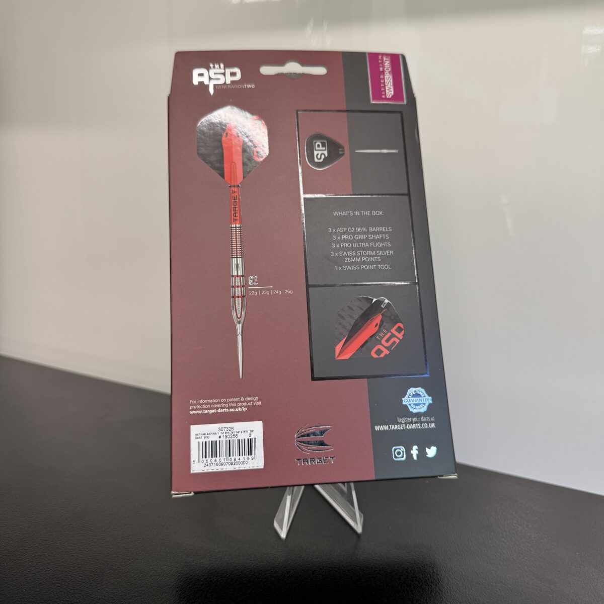Nathan Aspinall - Gen 2 SP 95% Tungsten Steel Tip Darts - Image 2