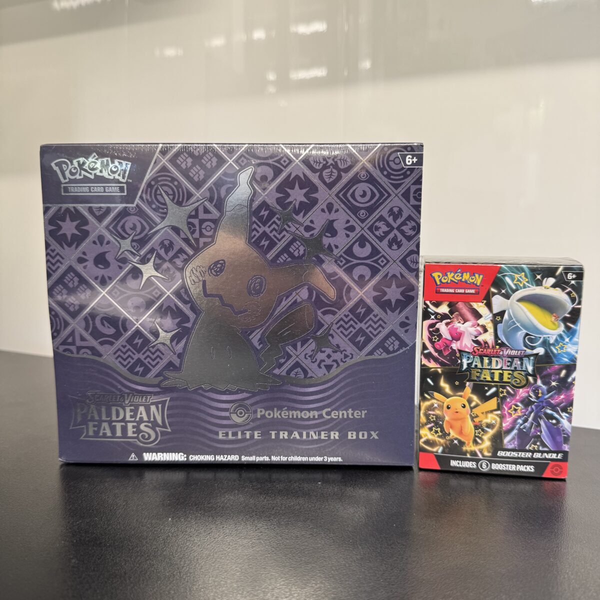Auto Draw - Pokémon TCG: Pokemon Centre Paldean Fates ETB & Booster Bundle - Image 2