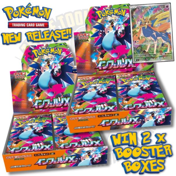 Pokémon Mega Inferno X Booster Display KOR – 30 Boosters (150 Cartes) – Version Coréenne, Scellée – Collectionneur Et Joueur – Édition Internationale