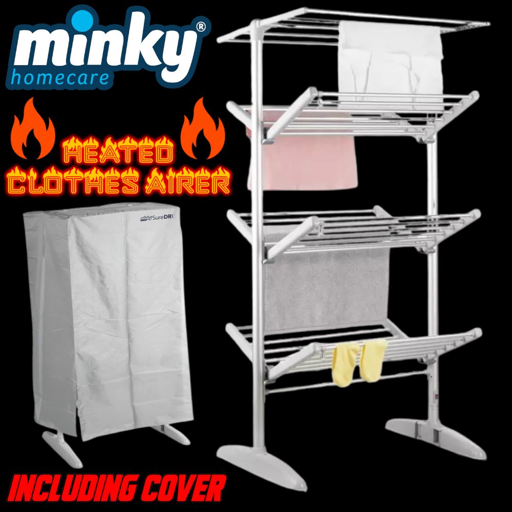 Minky Multi Dryer Scolapiatti Da Interno – Asciugabiancheria In Acciaio Con 25 M Di Spazio – 51 Traverse