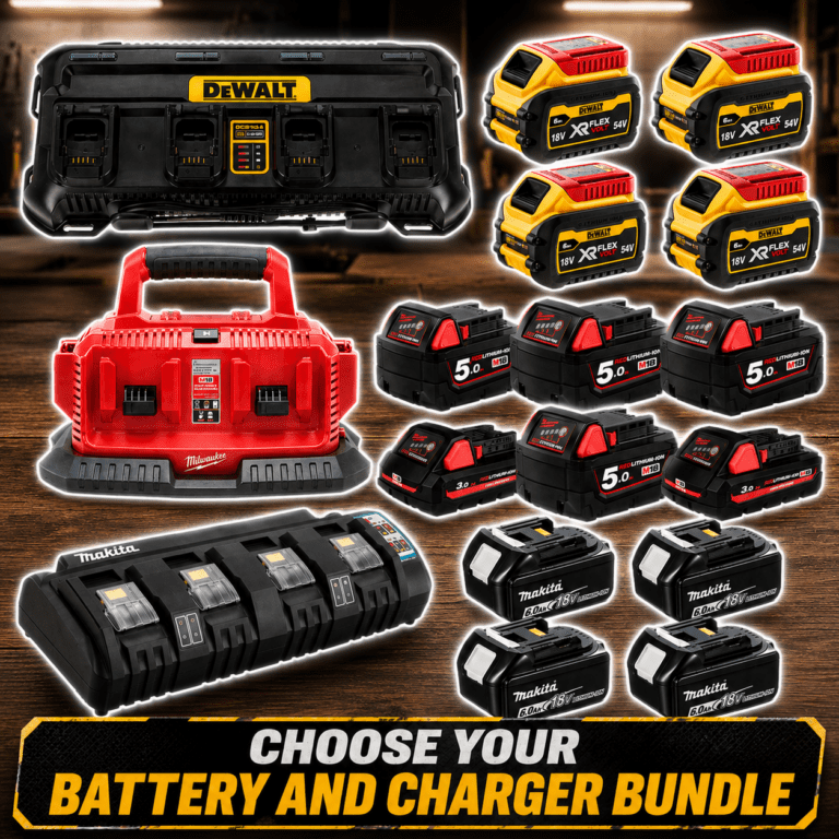 Multi Bay Charger & Batteries Of Your Choice #5