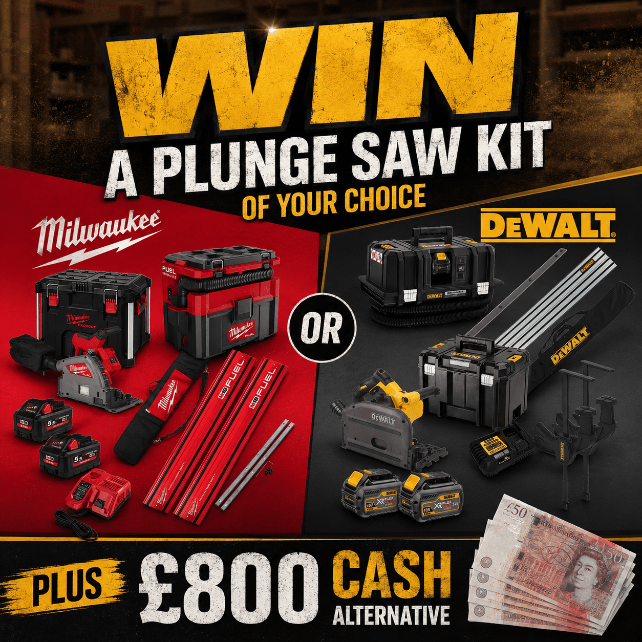 Plunge Saw Kit & Extractor Of Your Choice #2
