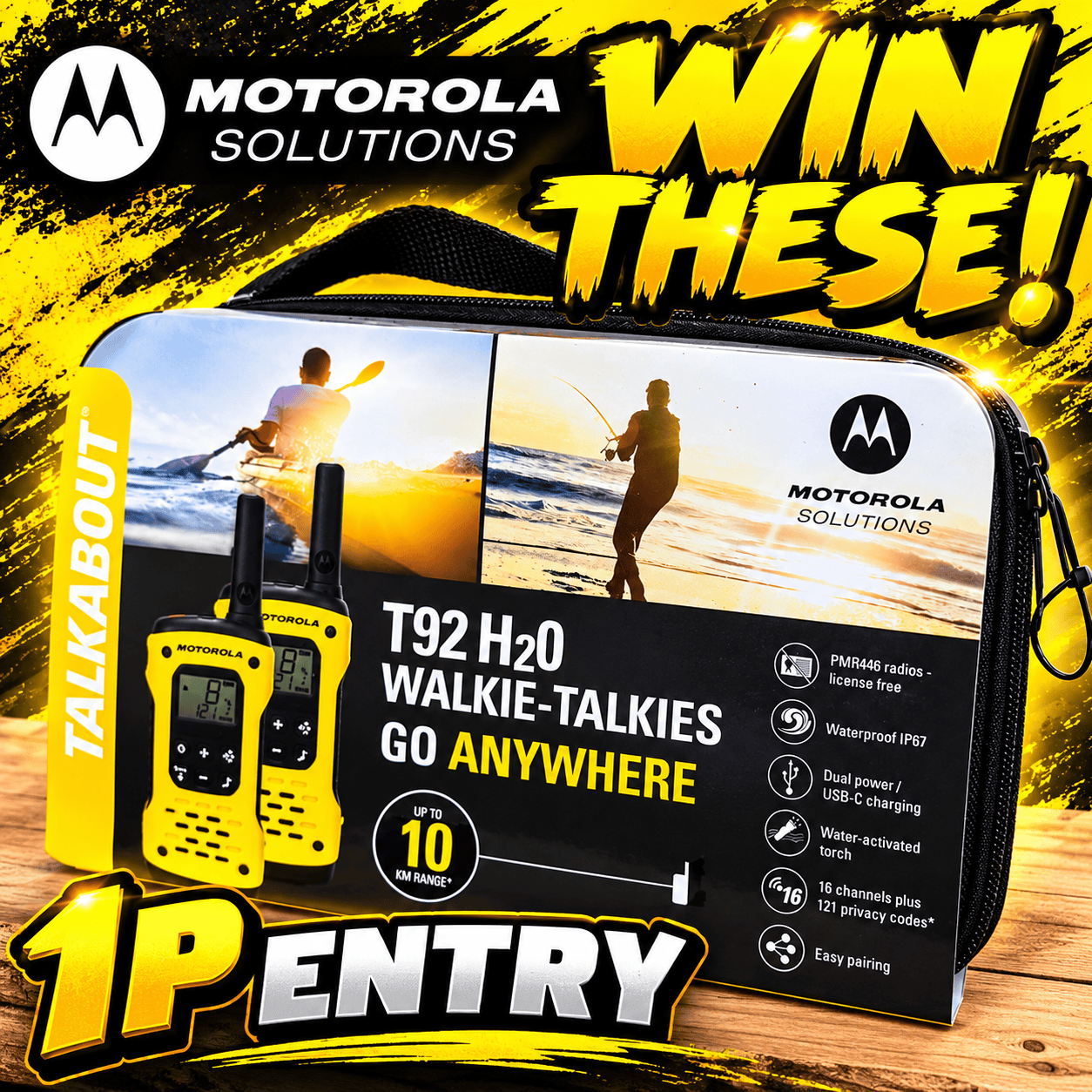 Auto Draw – Motorola Site Radio (Walkie-Talkie) Twin Pack #3