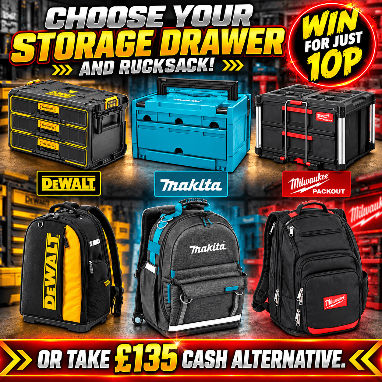 Branded Storage Bundle – Choose Your Drawers & Rucksack #2