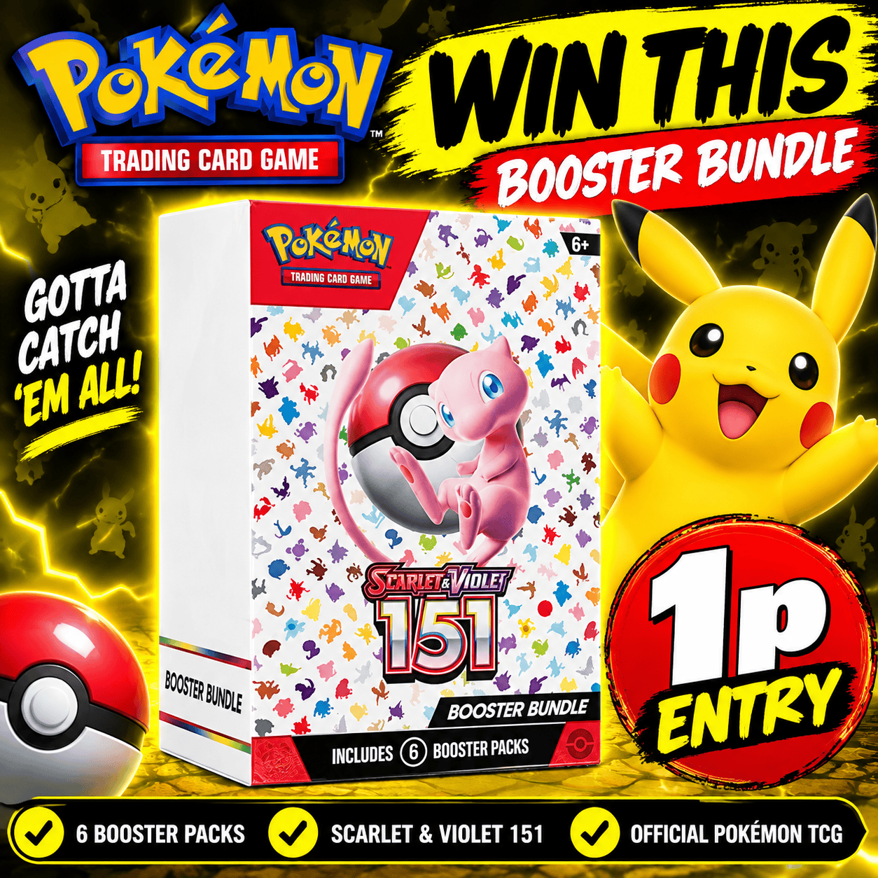 Auto Draw – Pokémon TCG: Scarlet & Violet-151 Booster Bundle