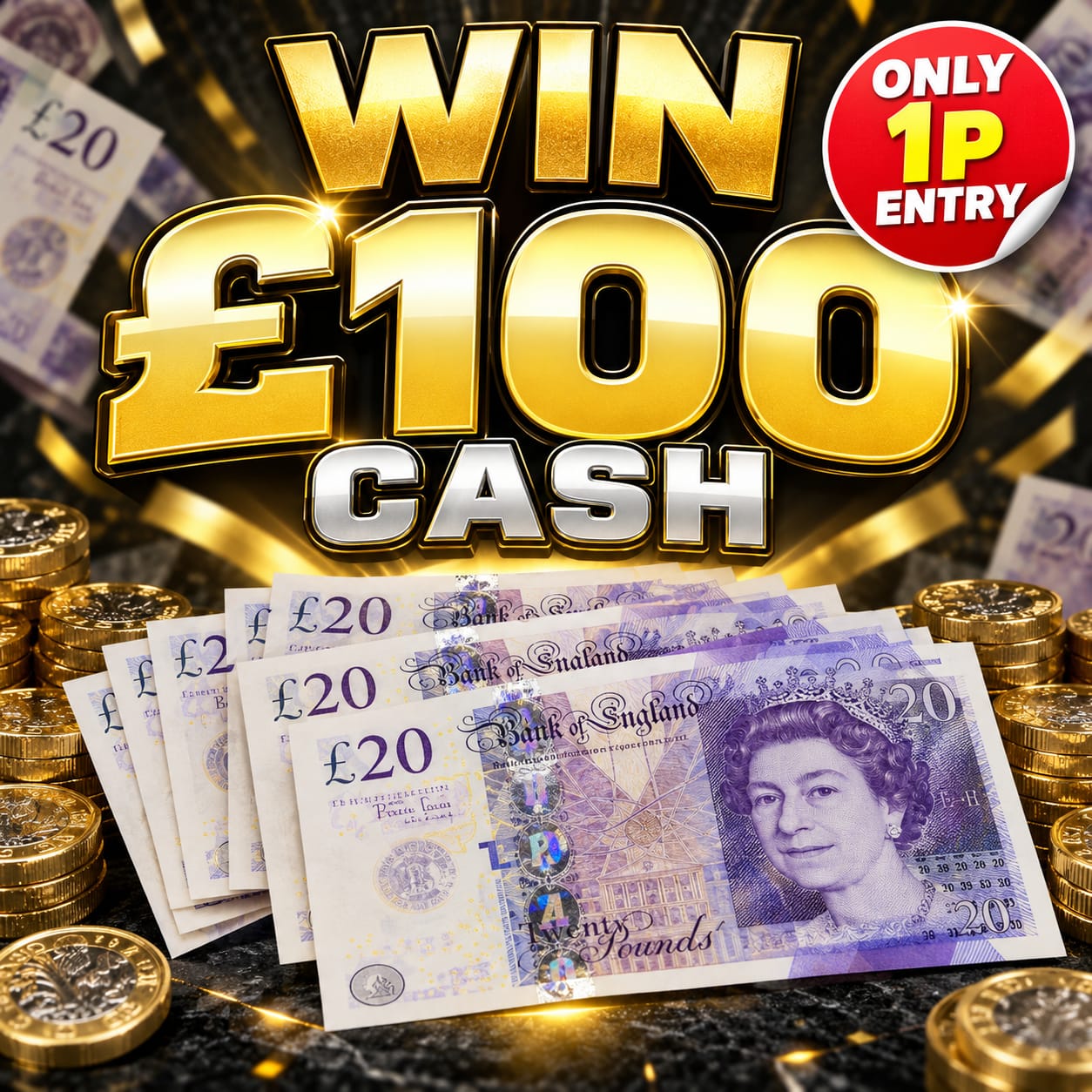 Auto Draw – Turn 1p Into £100 Tax Free Cash