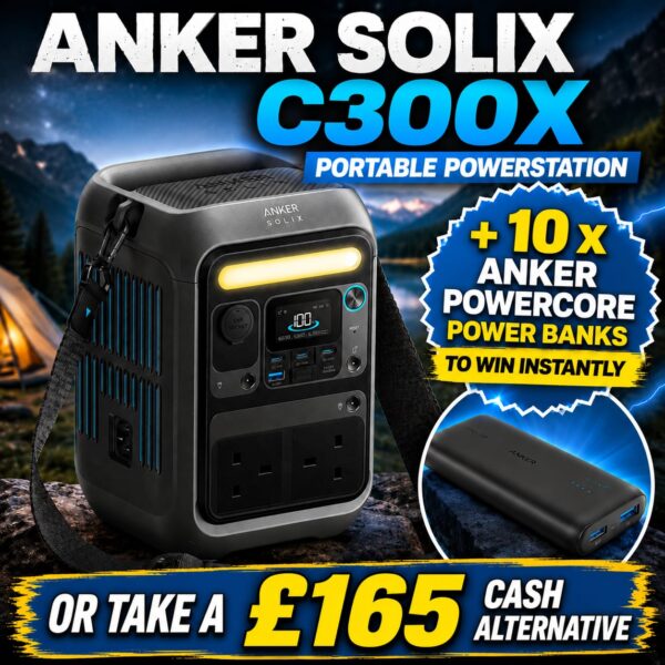 Anker Solix C300X Portable Power Station (+ 10 x Anker PowerCore Instant Wins) #2