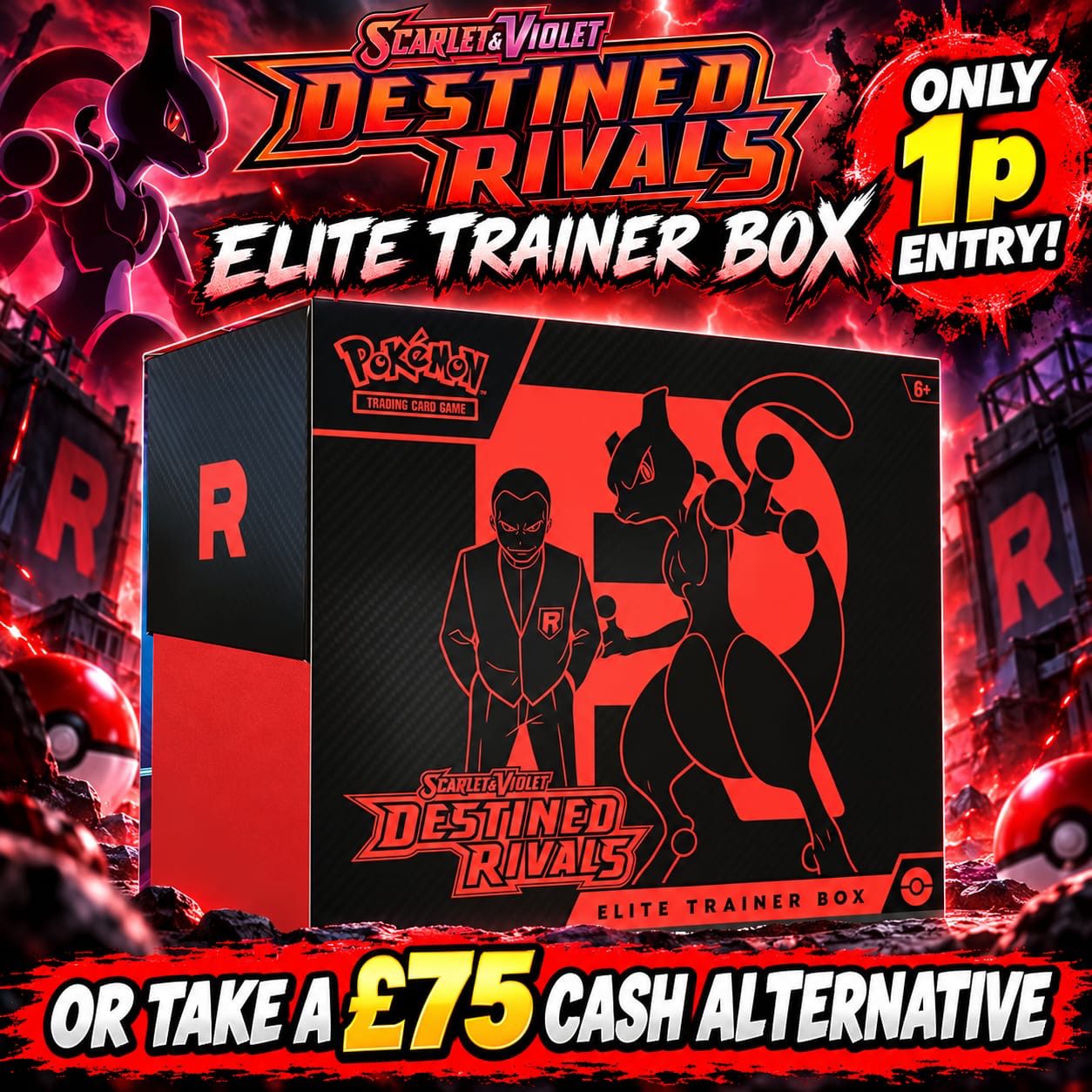 Auto Draw – Pokémon TCG: Destined Rivals Elite Trainer Box