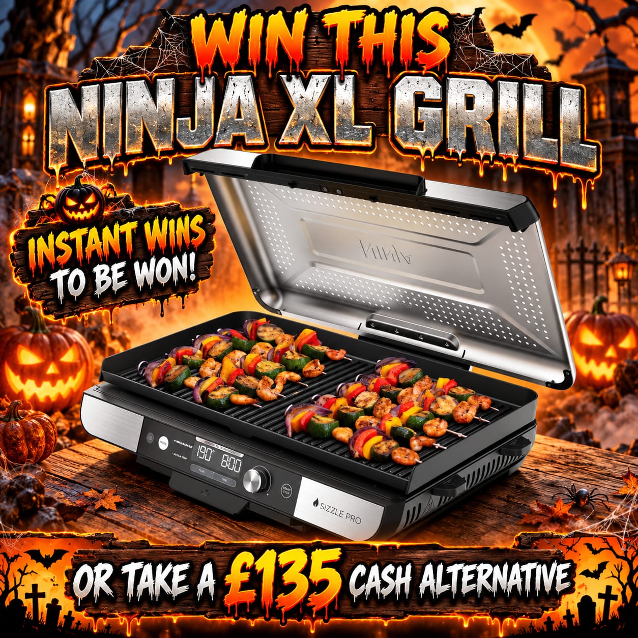 Ninja Sizzle Pro XL Grill (+ Instant Wins)